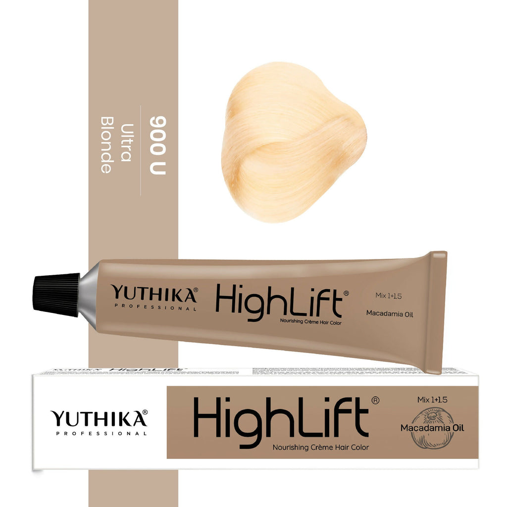 Yuthika Professional High lift Creme Hair Colour 900U Ultra Blonde