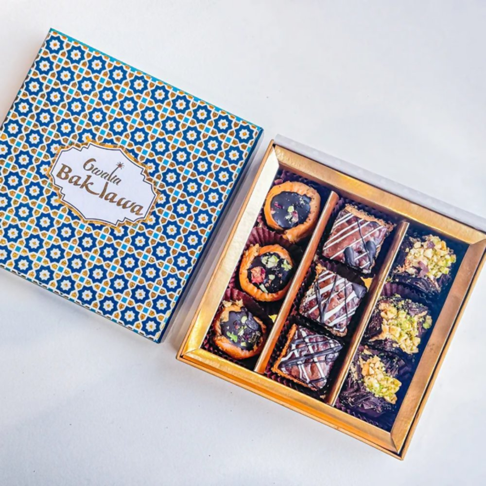Gwalia Sweets Assorted Chocolate Baklawa Box