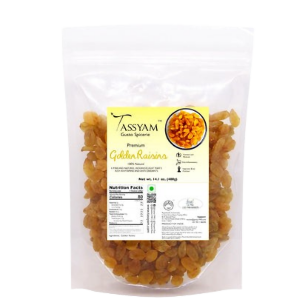 Tassyam Organics Golden Raisins