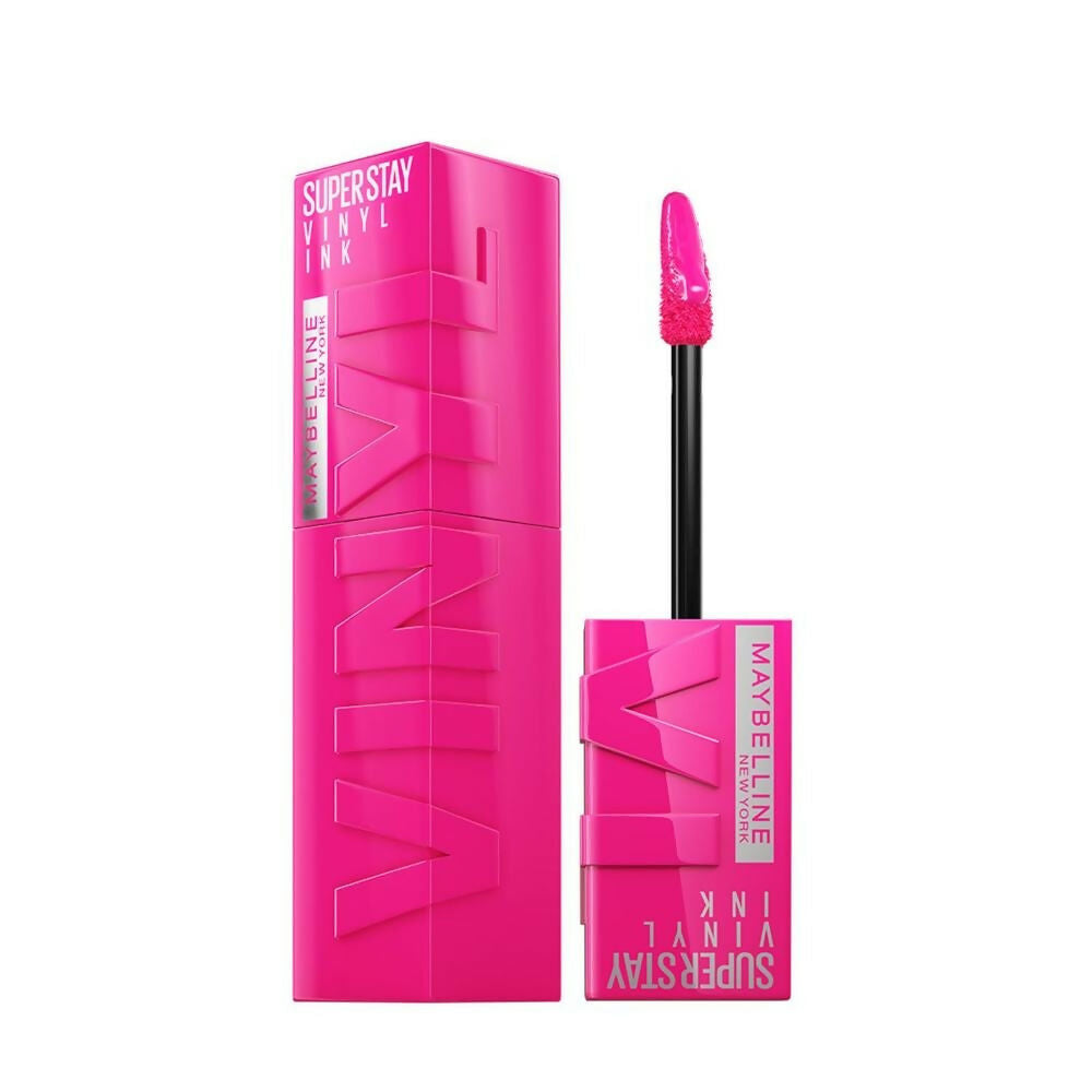 Maybelline New York Super Stay Vinyl Ink Liquid Lipstick, Instant Shine Lasts Up To 16H - Striking
