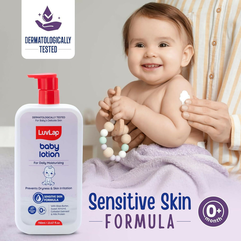 LuvLap Baby Wash + Baby Lotion Combo Set
