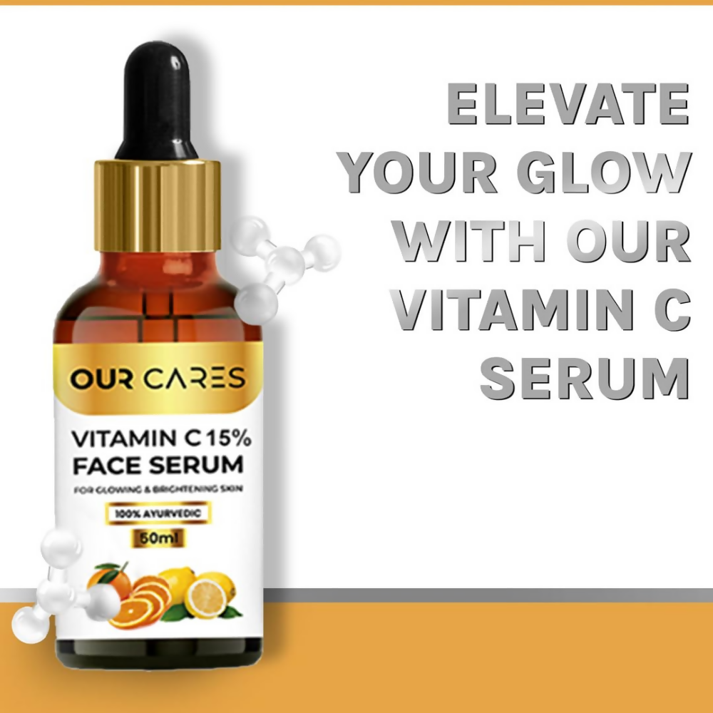Our Cares Vitamin C Daily Glow Face Serum for Men & Women