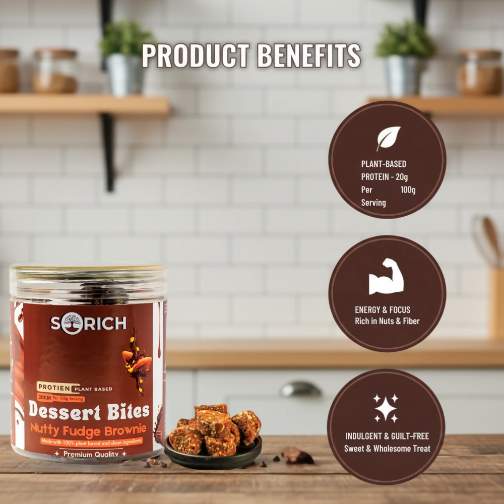 Sorich Organics Nutty Fudge Brownie Bites