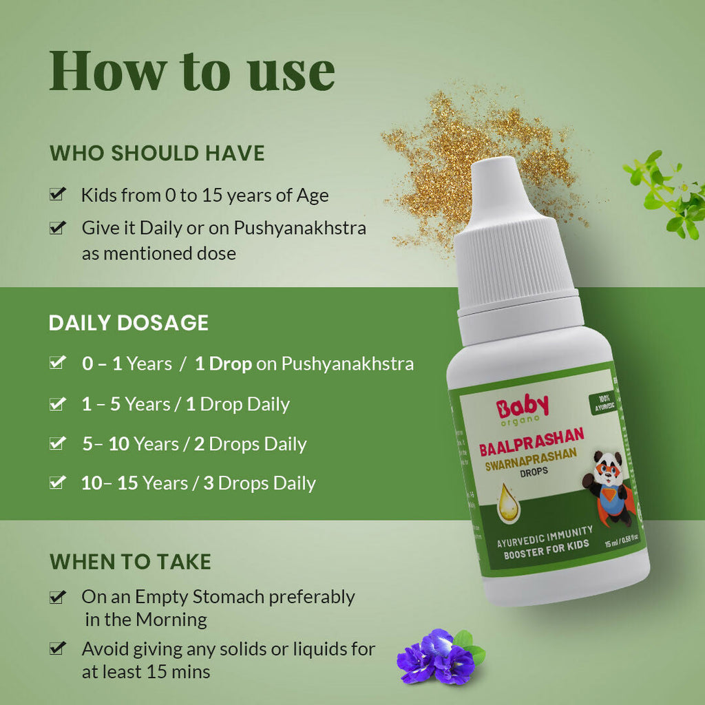 Babyorgano Swarnaprashan Drops (Baalprashan)