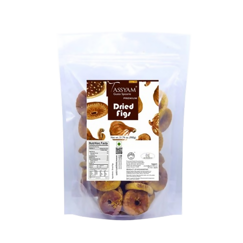 Tassyam Organics Premium Dried Figs - Pouch