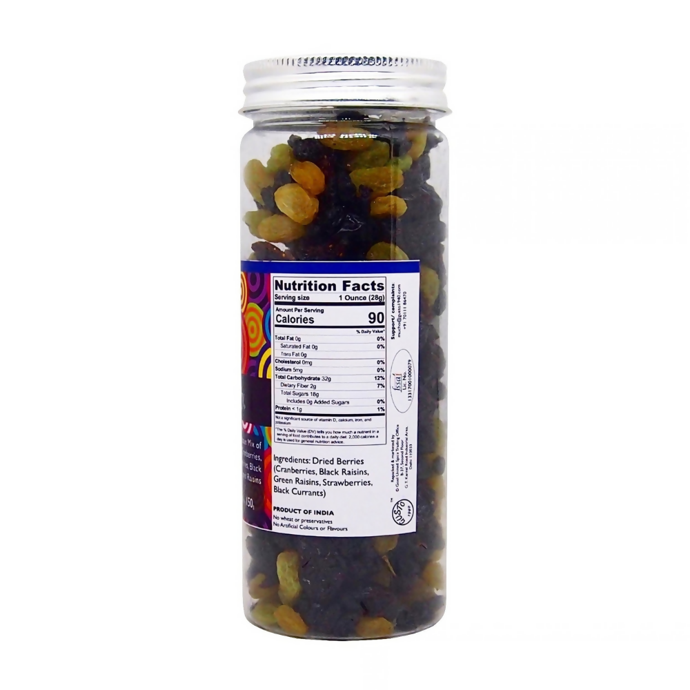 Tassyam Organics Berry Mix Cranberries, Strawberries & Currants