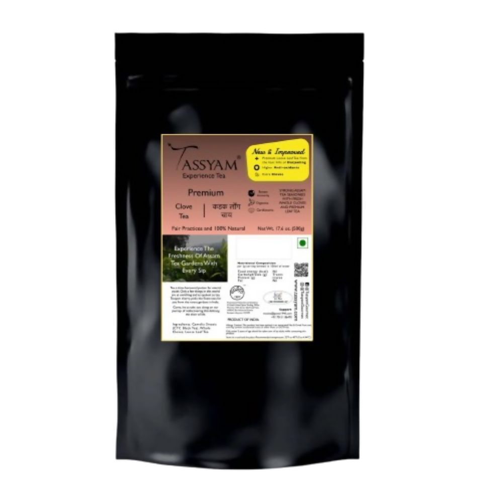 Tassyam Organics Strong Assam Clove Tea - Refill Pack