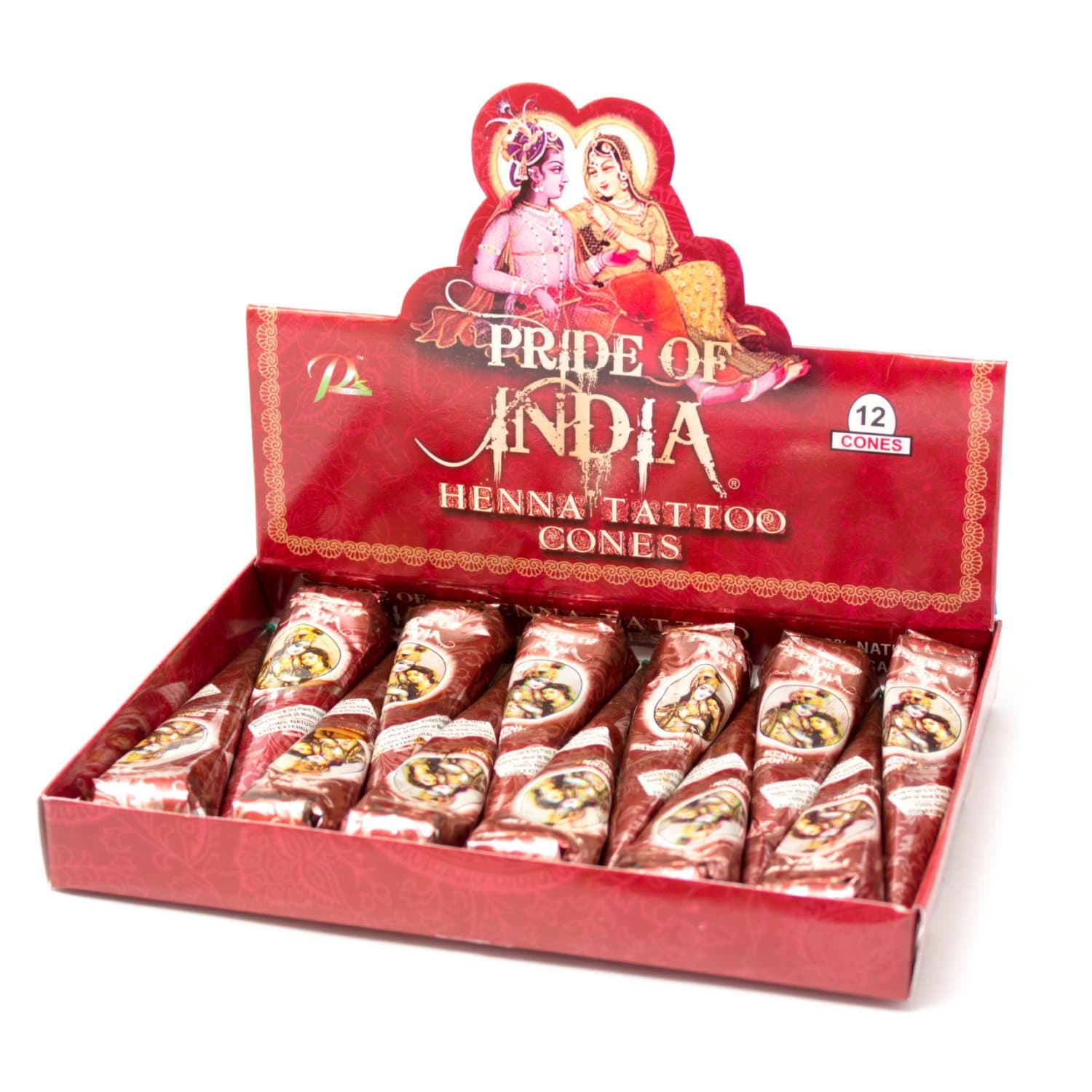 Herbal Henna Tattoo Mehendi Paste - BUY 5 GET 5 FREE  - 1.25oz Tube (100% Natural)