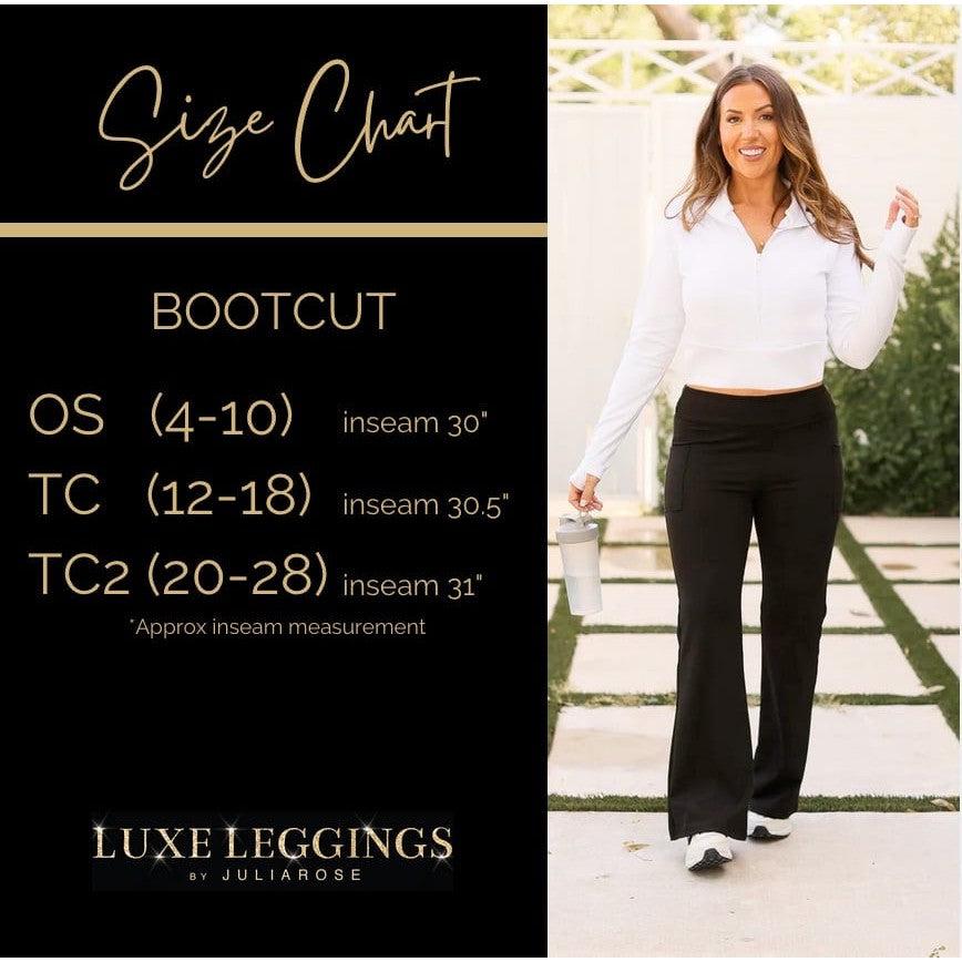 Ready to Ship | The Vanessa - Black Bootcut Leggings