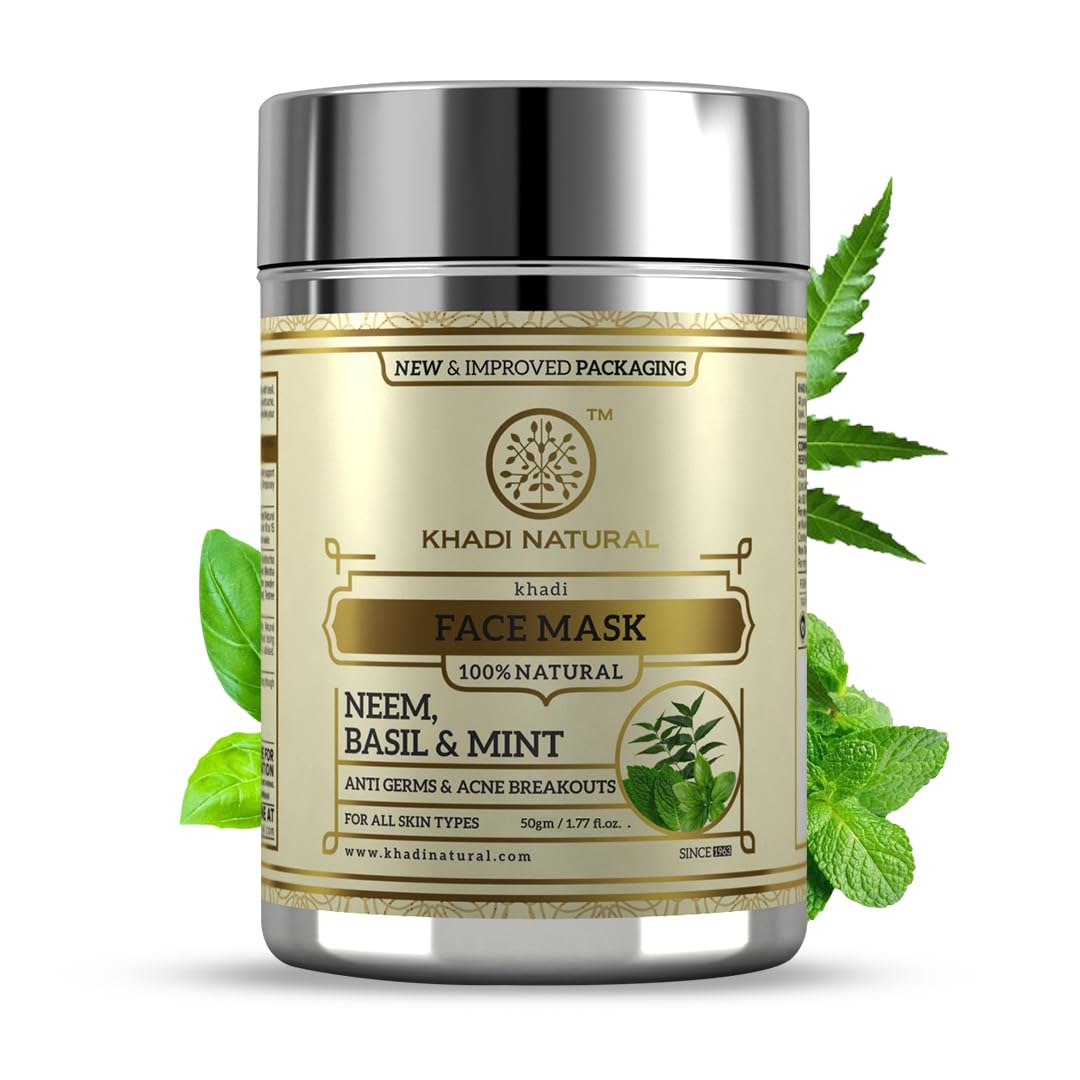Khadi Natural Neem Basil & Mint Herbal Face Mask