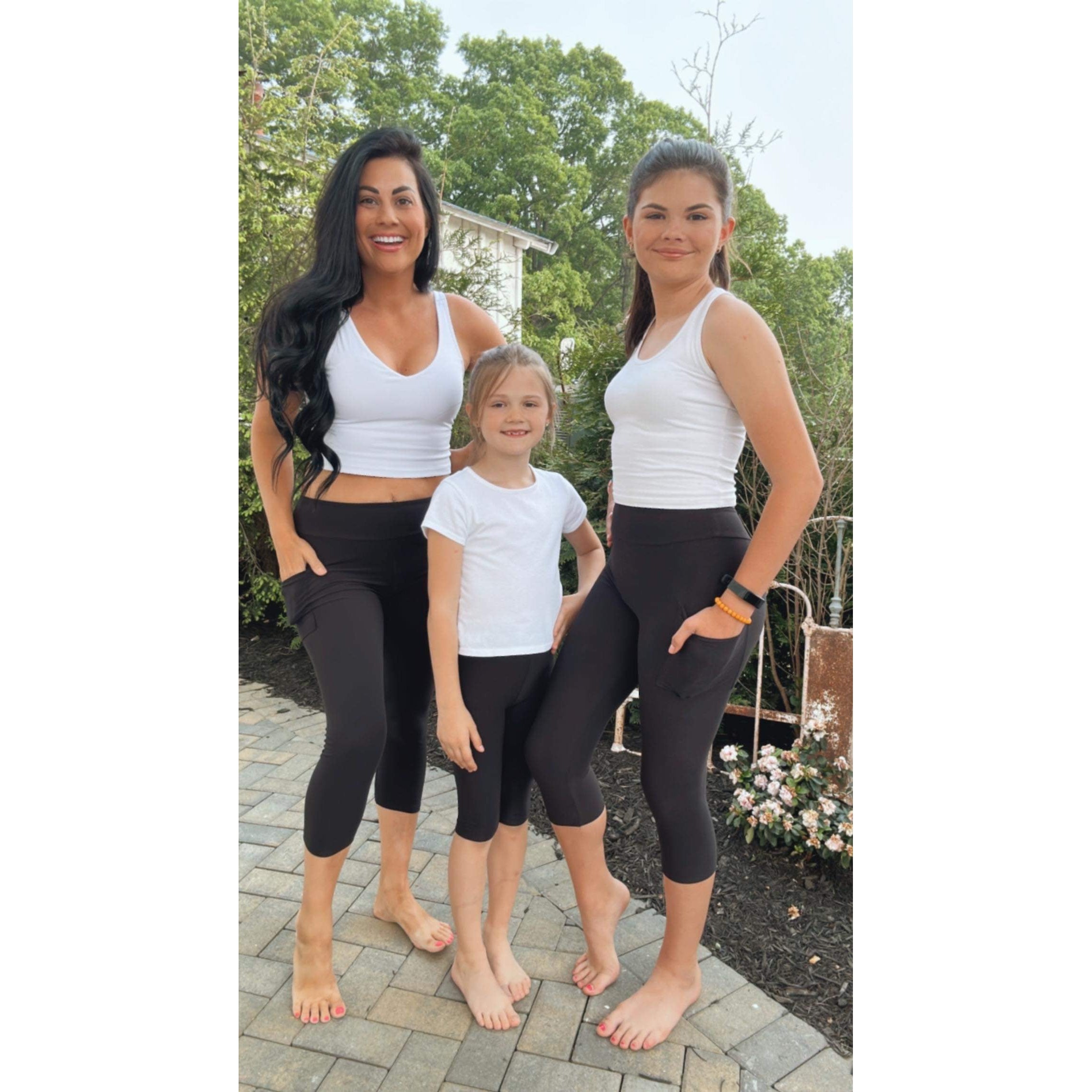 Ready to Ship | Kids CAPRI Leggings