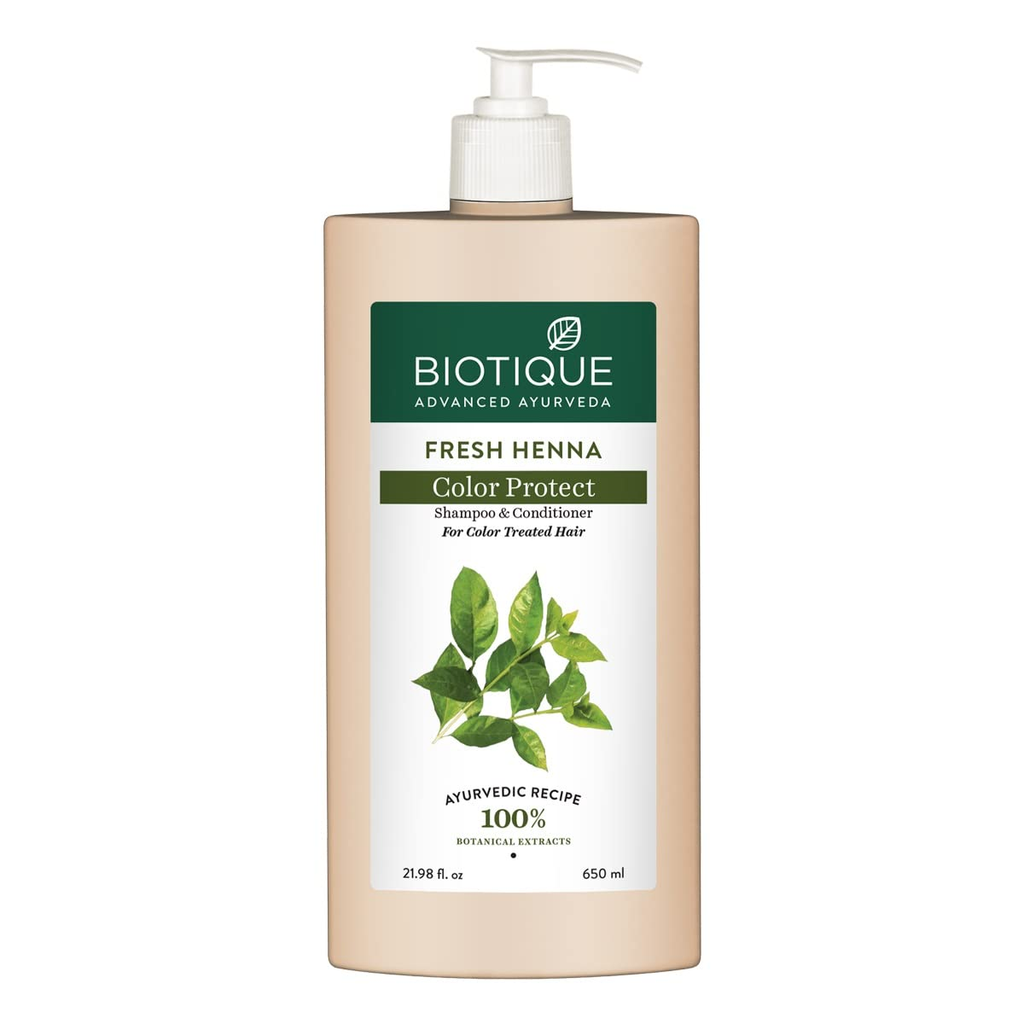 Biotique Bio Henna Leaf Fresh Texture Shampoo and Conditioner