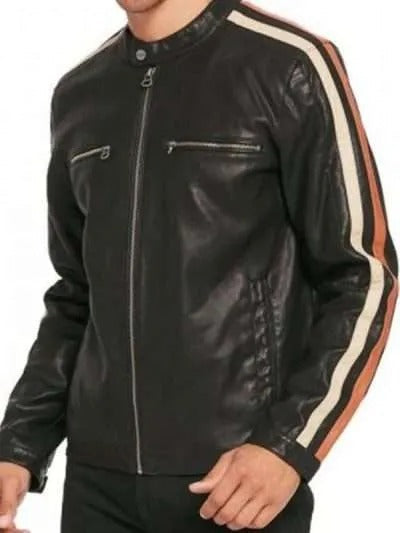 Black Motorcycle Leather Jacket | Men’s Sleek Moto Outerwear