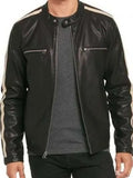 Black Motorcycle Leather Jacket | Men’s Sleek Moto Outerwear