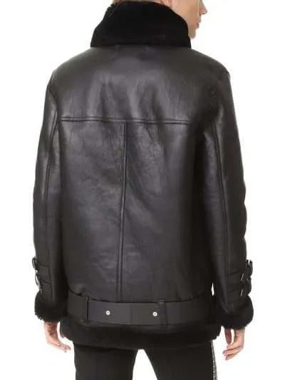 Women’s Shearling Leather Jacket | Warm Winter Outerwear