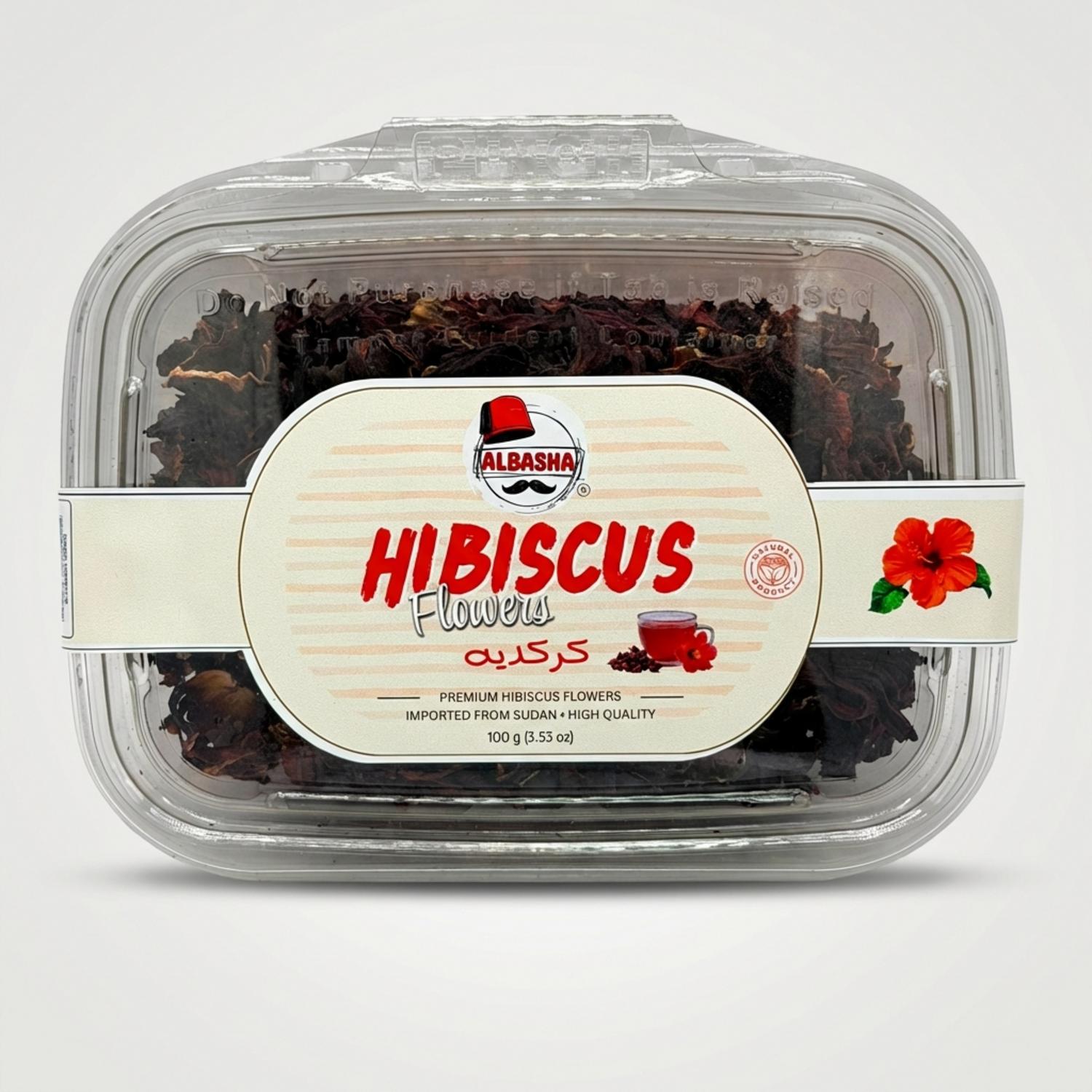 Premium Hibiscus Flowers - Sudan (100g)