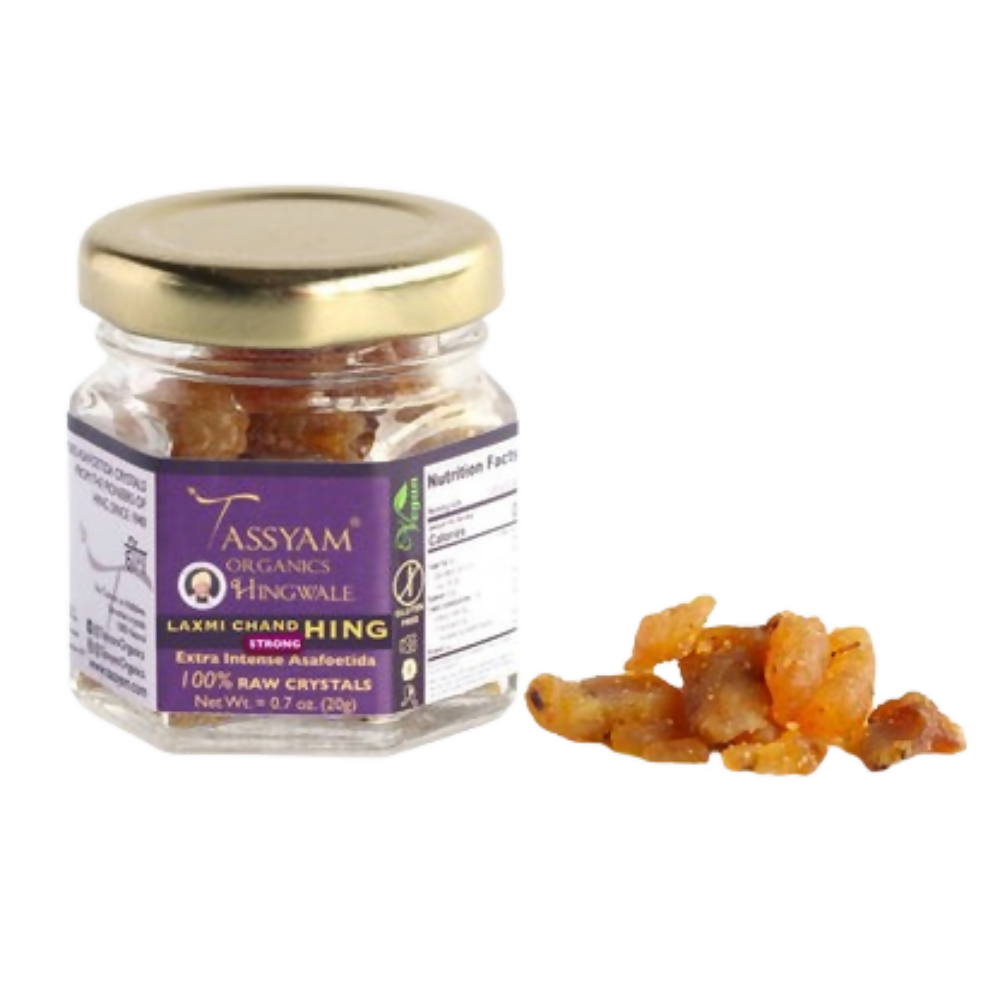Tassyam Organics Laxmi Chand Strong Raw Hing Crystals