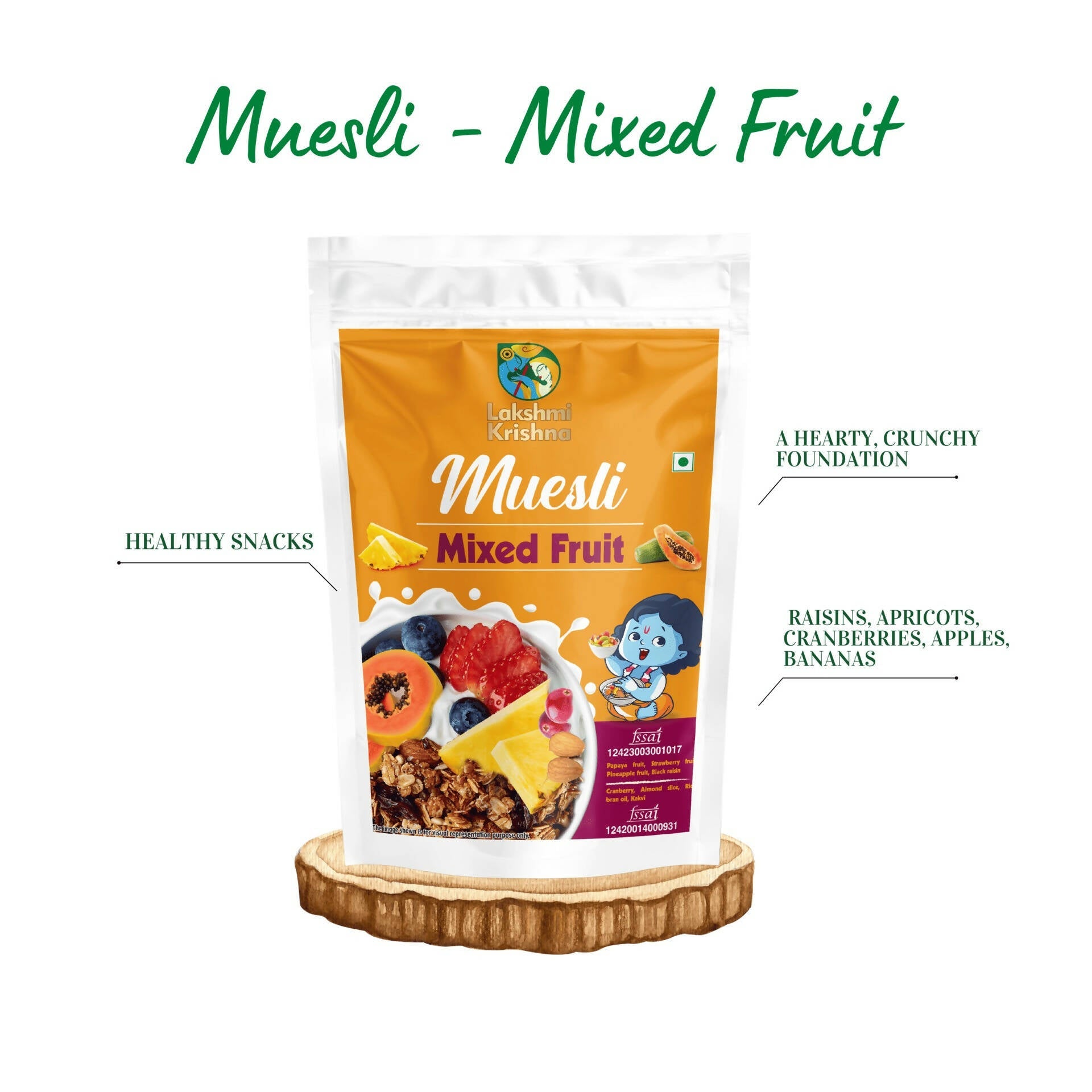 Lakshmi Krishna Muesli - Mixed Fruit