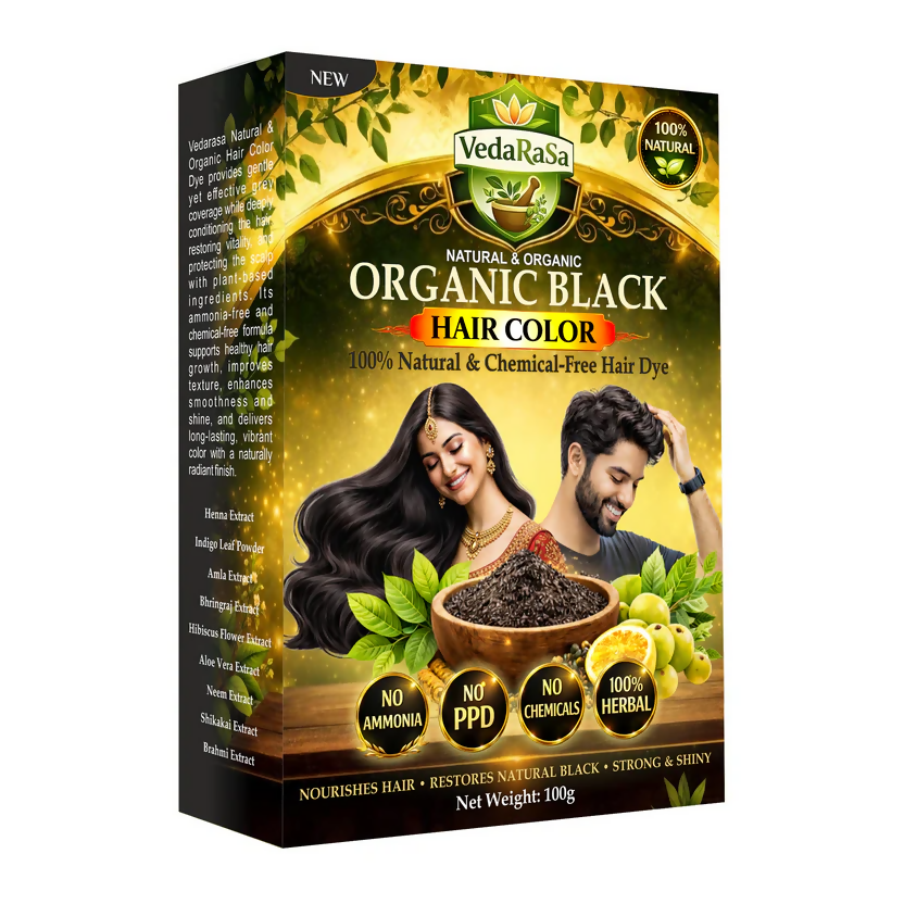 VedaRasa Natural & Organic Black Hair Color