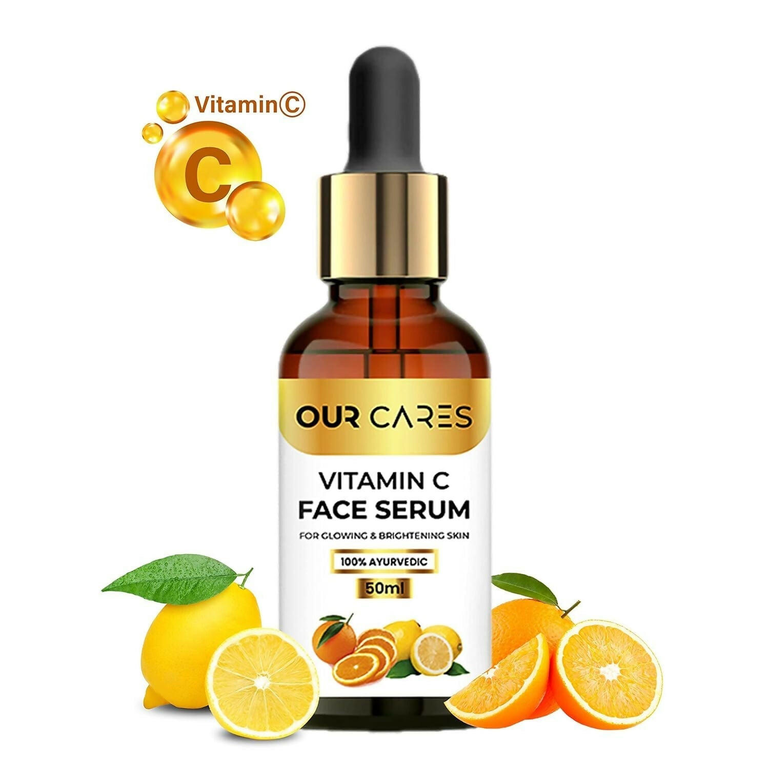 Our Cares Vitamin C Daily Glow Face Serum for Men & Women