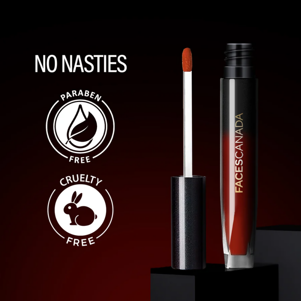 Faces Canada Comfy Silk Liquid Lipstick - Lunar Brown 11