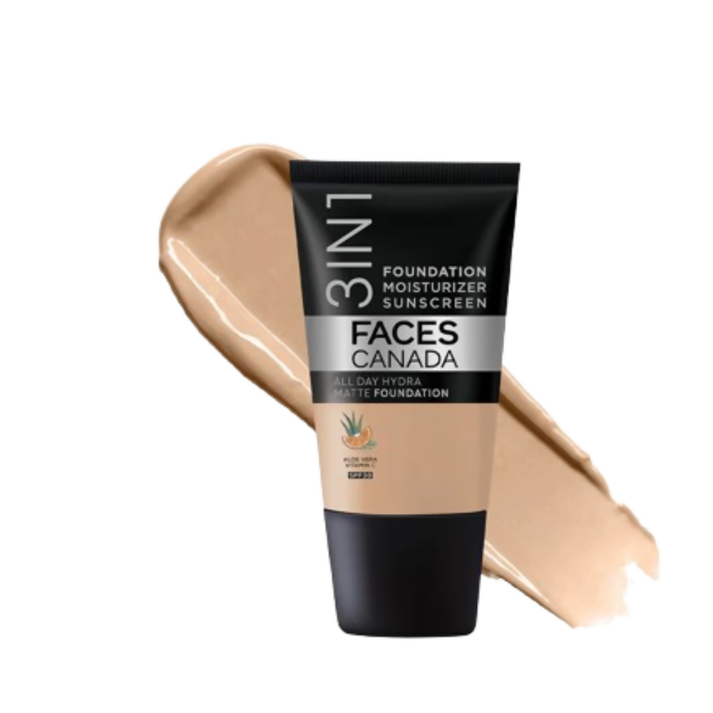 Faces Canada All Day Hydra Matte Mini Foundation - Medium Natural 022
