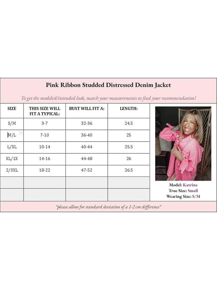 Katrina Pink Ribbon Jacket