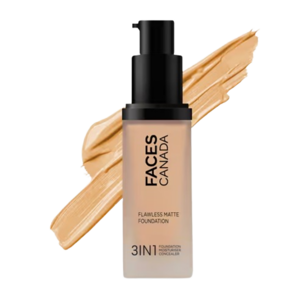 Faces Canada Flawless Matte Foundation - Caramel Natural 023