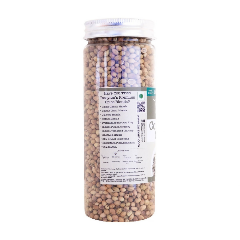 Tassyam Organics Certified 100% Organic Coriander Seeds