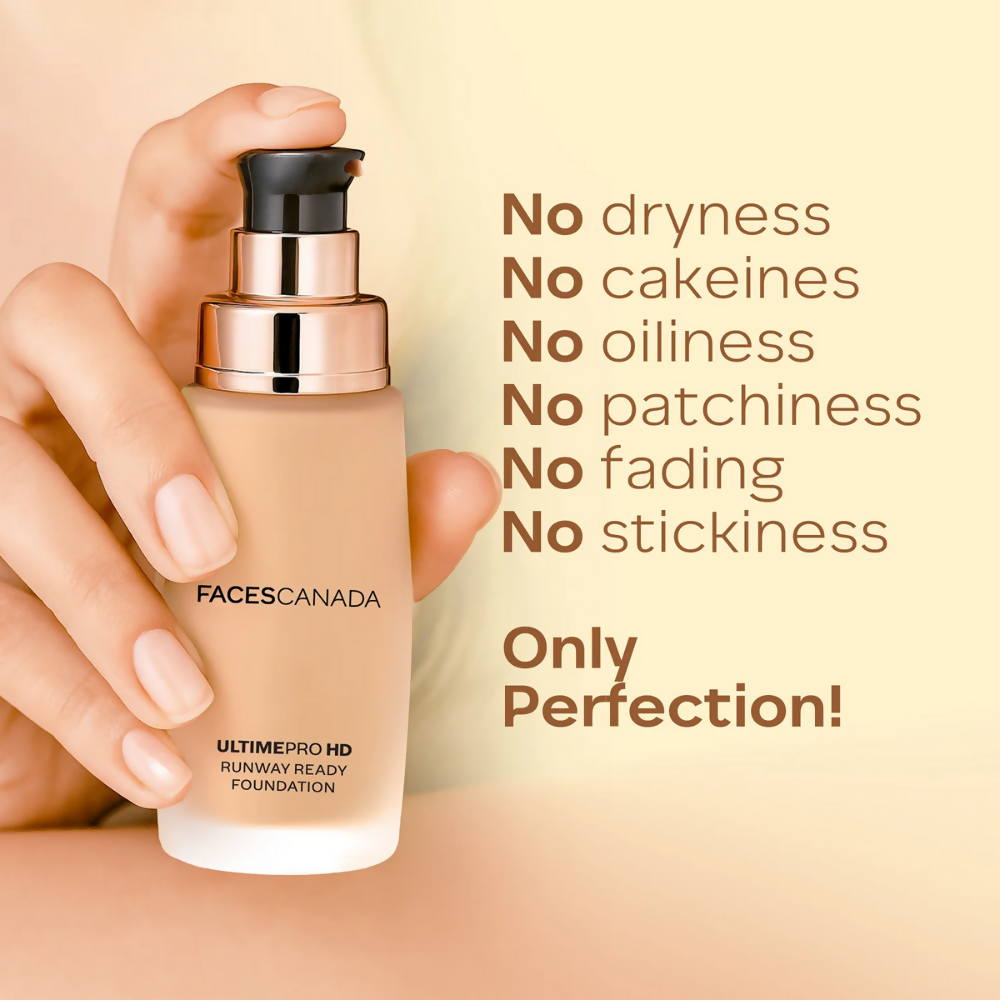 Faces Canada Ultime Pro Hd Runway Ready Foundation - Natural Ivory 01