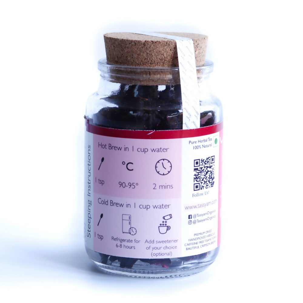Tassyam Organics Habibi Hibiscus Petals Herbal Tisane