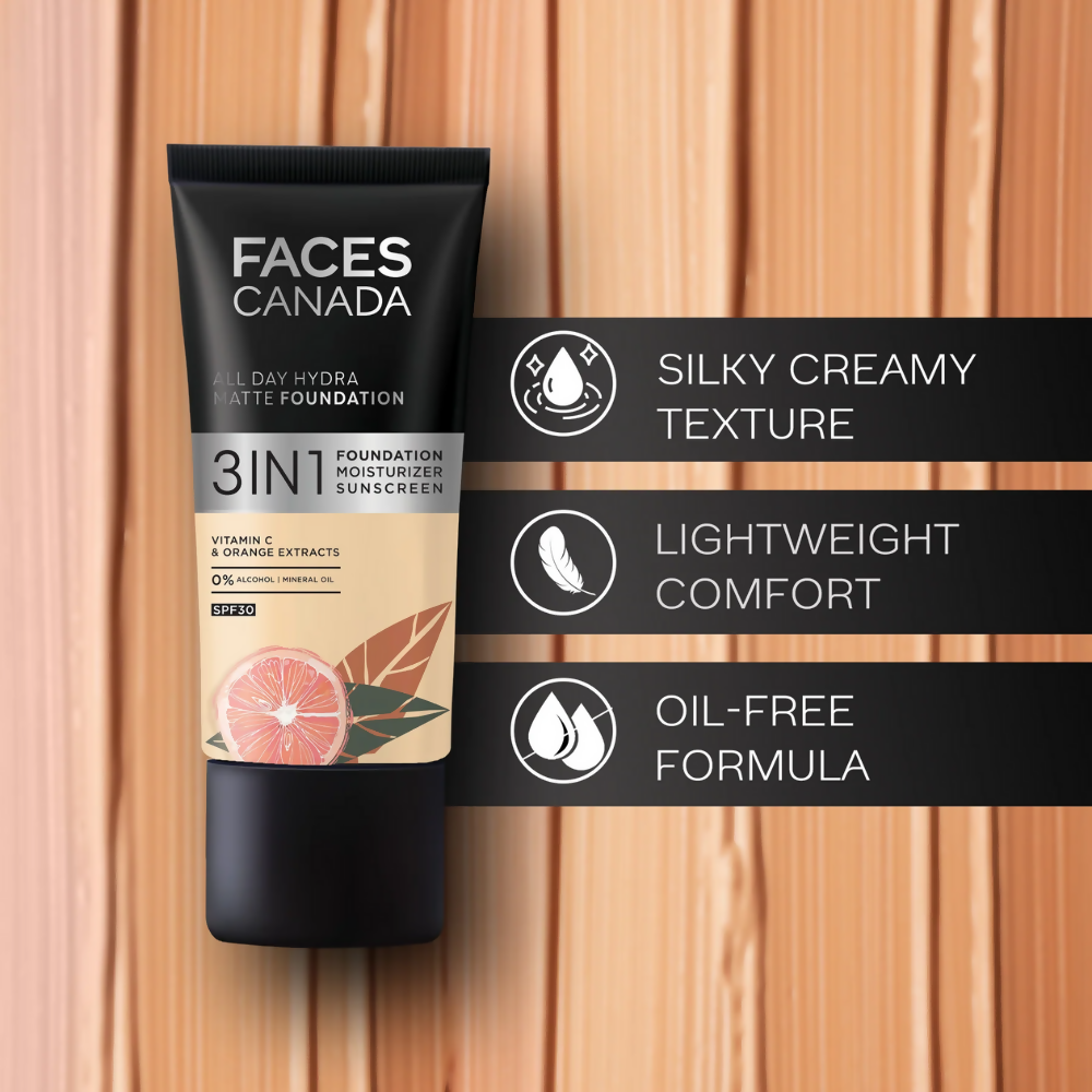 Faces Canada All In One Foundation with SPF 30 - Rose Ivory 011