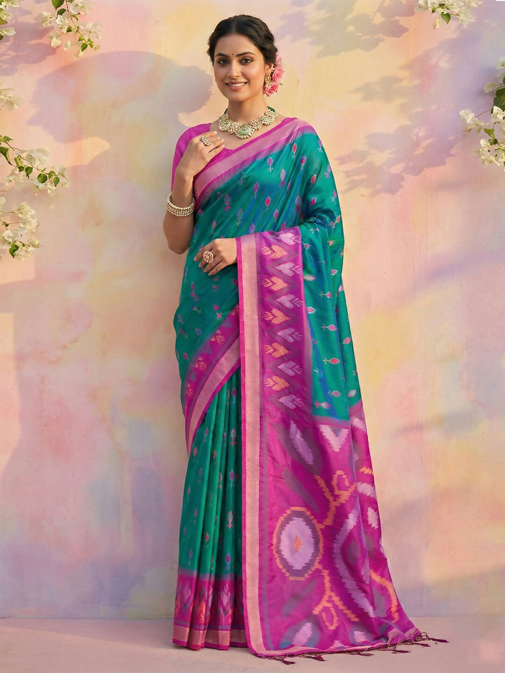 Shree Shyam Fashion Sky Blue Soft Silk Saree