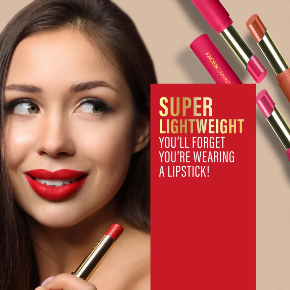 Faces Canada 3 in 1 LongStay Matte Lipstick - Bubblegum Pink 04