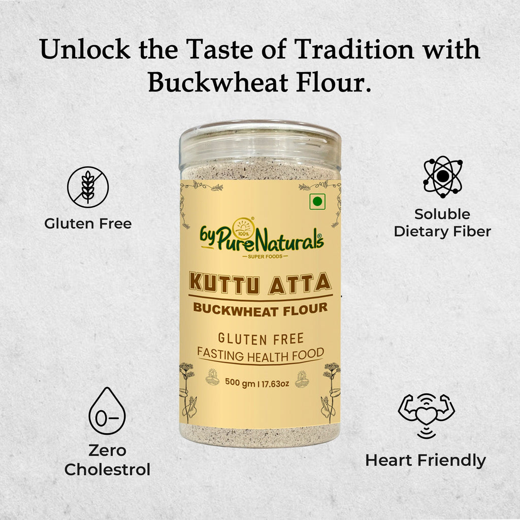 byPureNaturals Kuttu Vrat Atta (Buckwheat Flour)