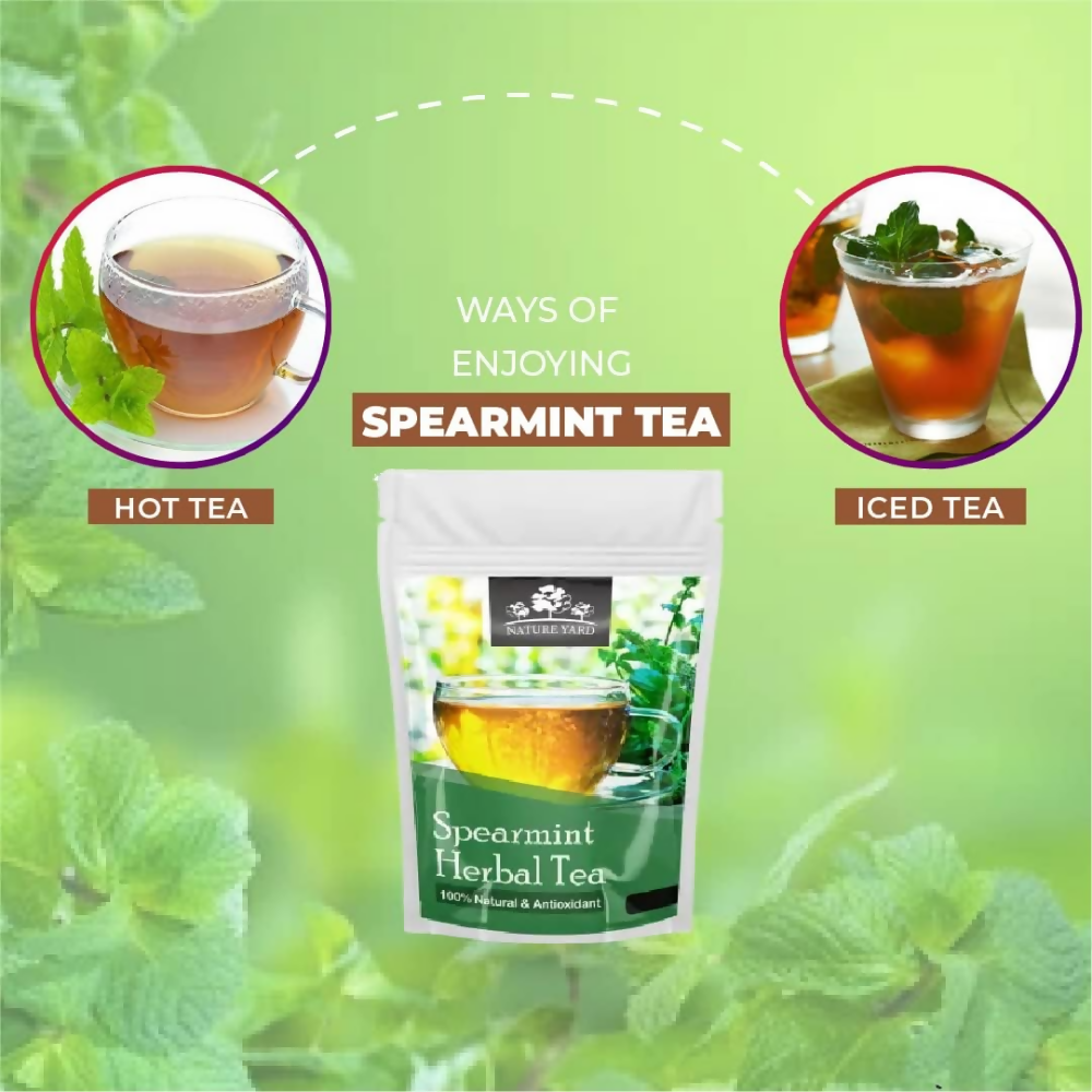 Nature Yard Pure Organic Spearmint Herbal Tea Leaves