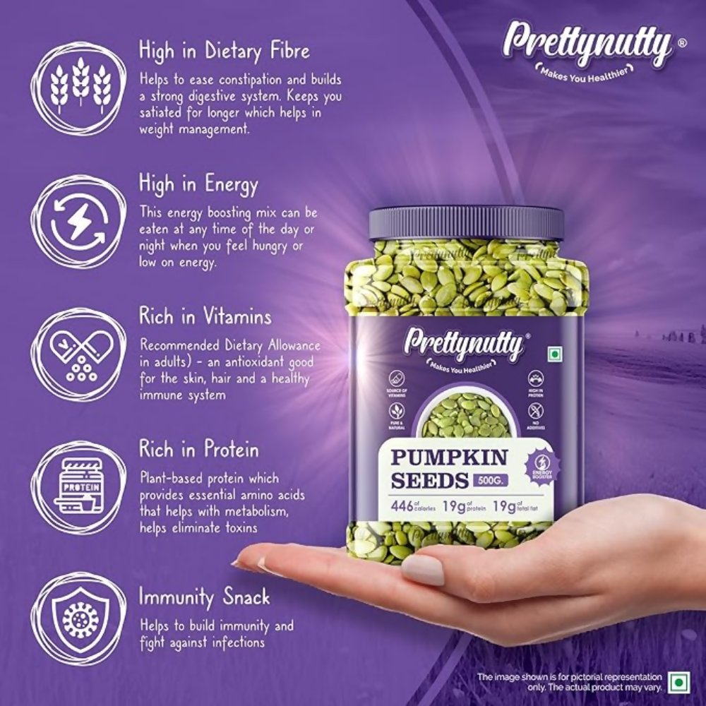 Pretty Nutty Raw Pumpkin Seeds