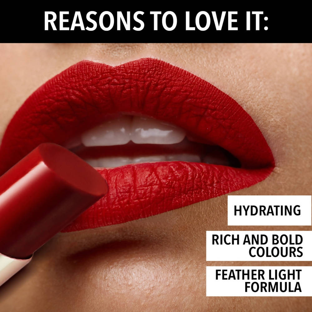 Blue Heaven Powder Matte Lipstick Woody Flush
