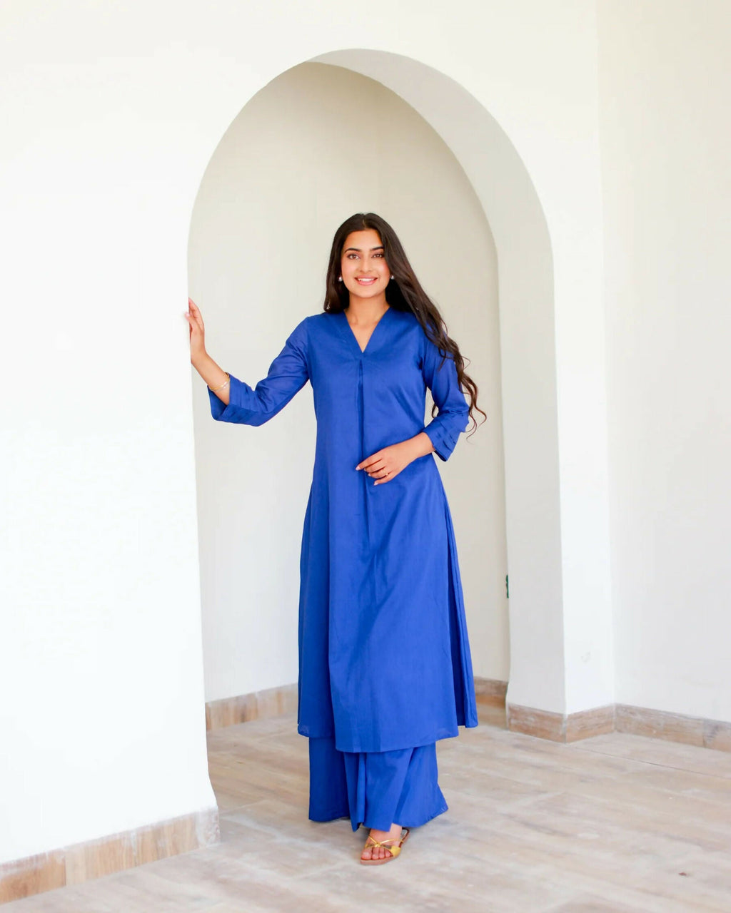Aayaa Designer Pure Cotton 2 Piece Set Kurti & Set