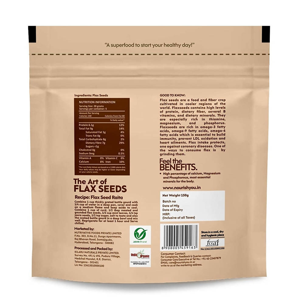 Nourish You Organic Flax Seeds