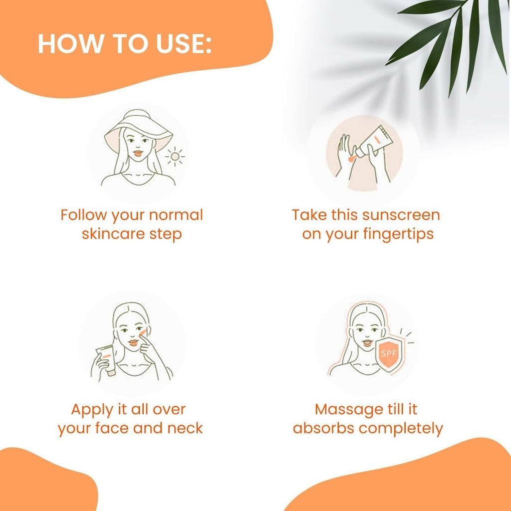 NutriGlow Advanced Organics Vitamin C Lightening Sunscreen SPF50 PA+++