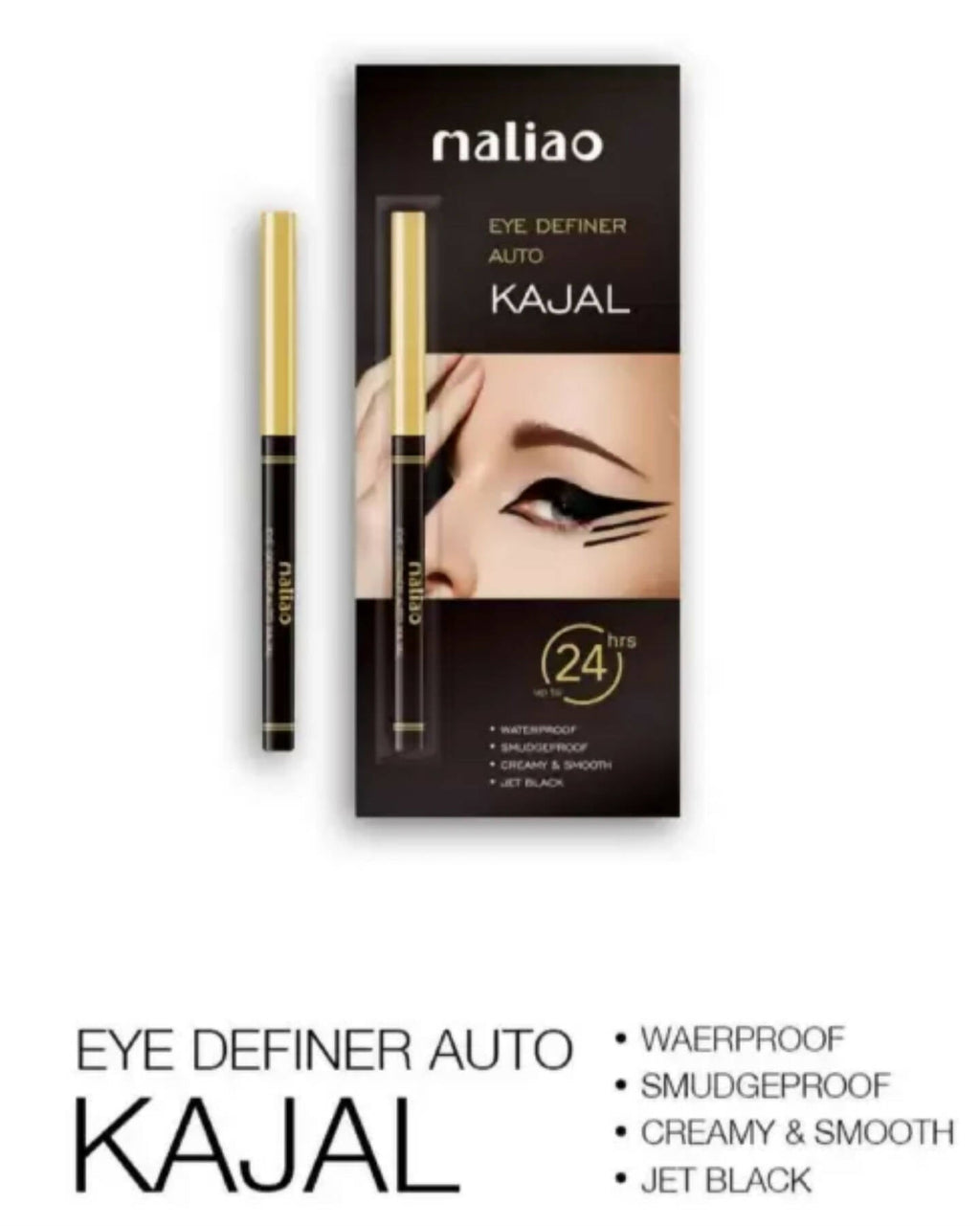 Maliao Professional Eye Definer Auto Kajal Pencil