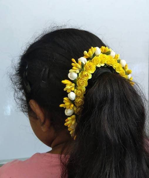 Yellow Flower Gajra