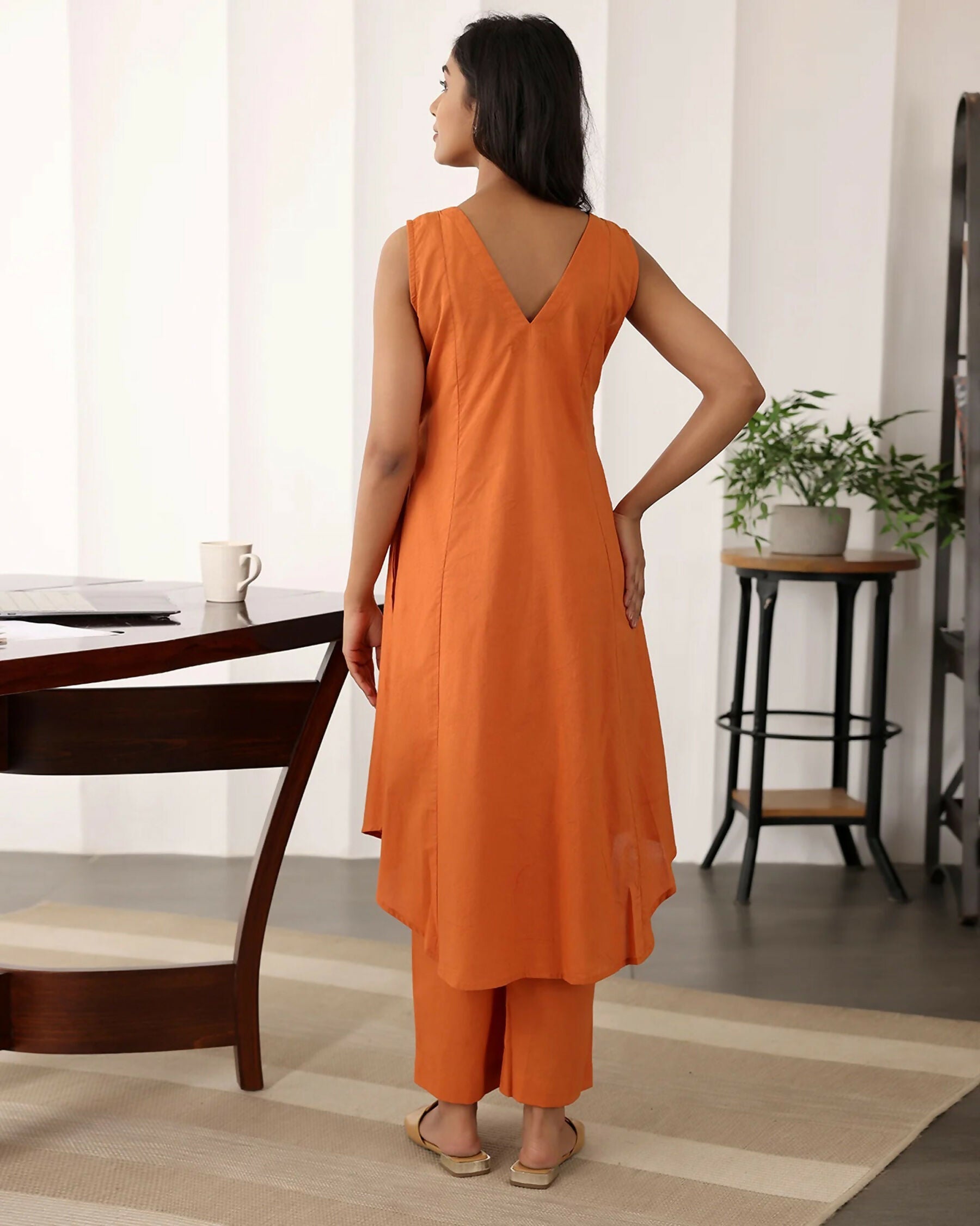Aayaa Designer Pure Cotton 2 Piece Set Kurti & Set