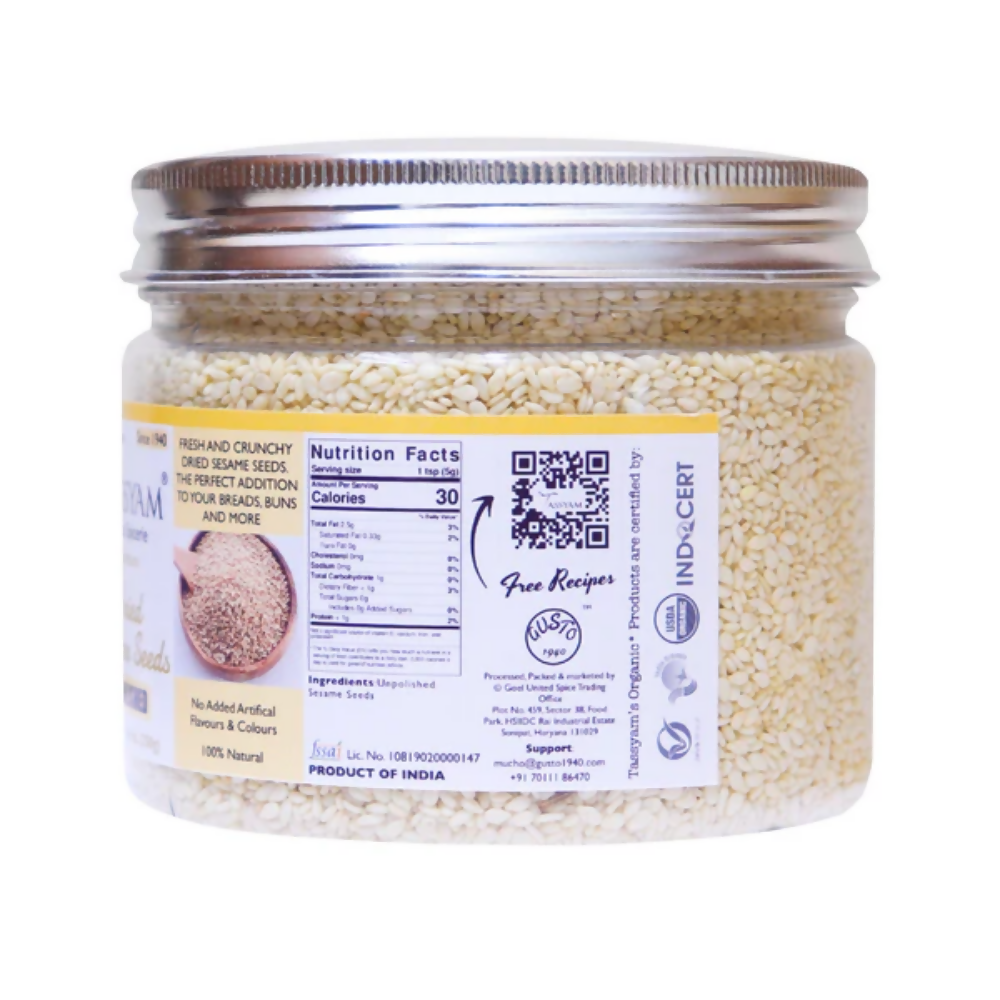 Tassyam Organics Unpolished Sesame Seeds