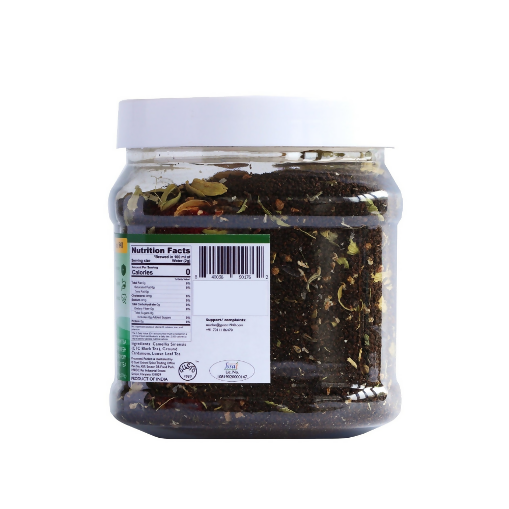 Tassyam Organics Strong Cardamom Tea | Elaichi Chai - Jar