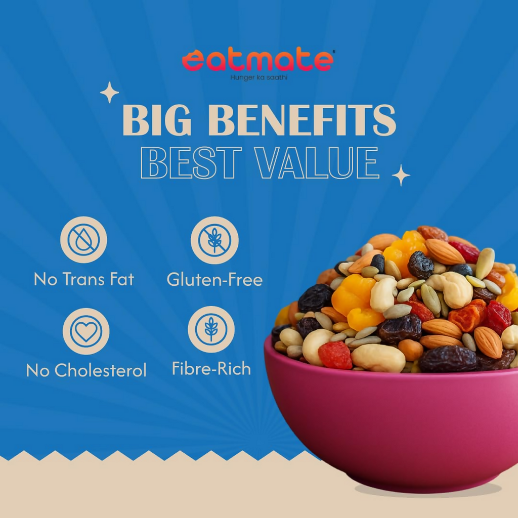 Eatmate Absolute Healthy Dry Fruits and seedMix Premium Trail Mix