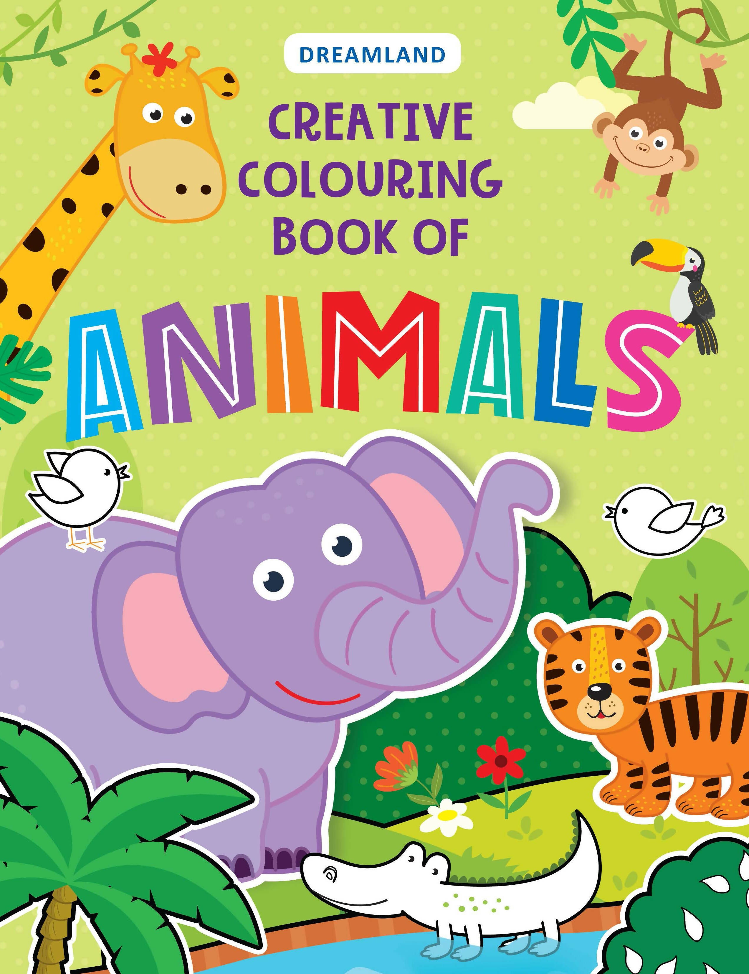 Dreamland Creative Colouring Book - Animals