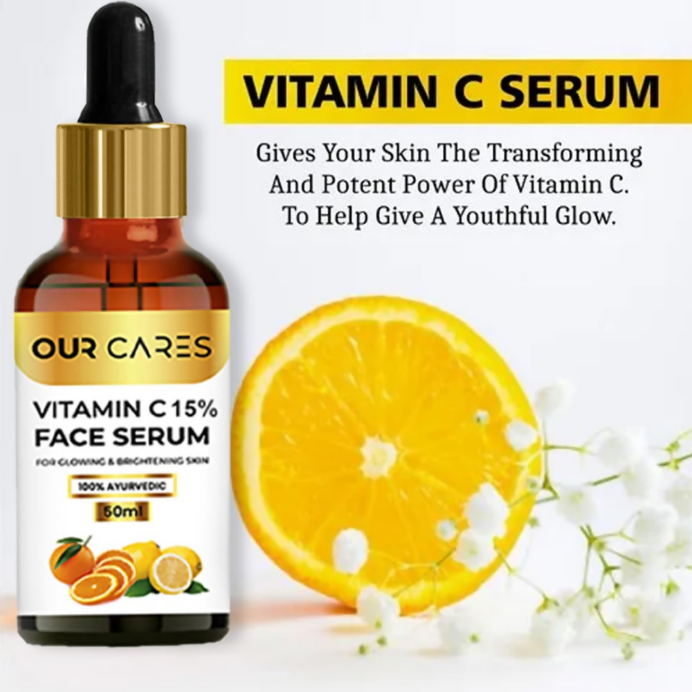Our Cares Vitamin C Daily Glow Face Serum for Men & Women