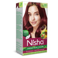 Nisha Creme Hair Color for Women - Burgundy